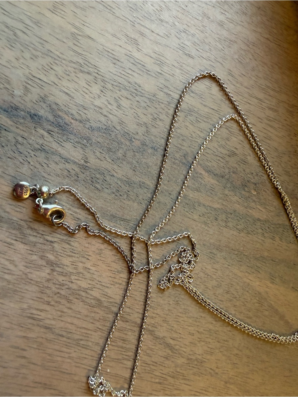 Pandora Sterling Silver adjustable Chain Necklace - Picture 3 of 5